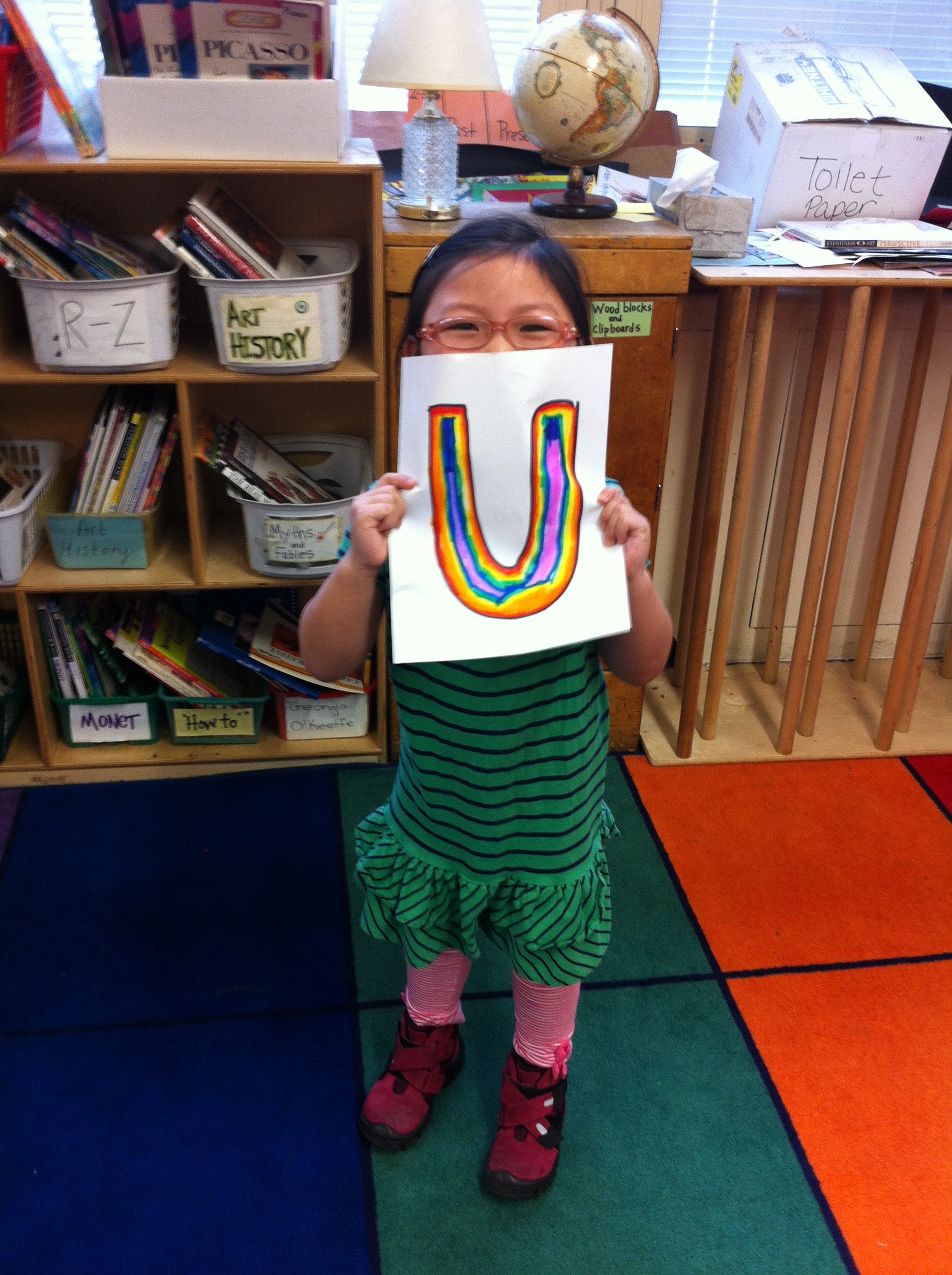 "Happy Birthday," in-progress (Grade: Kindergarten)