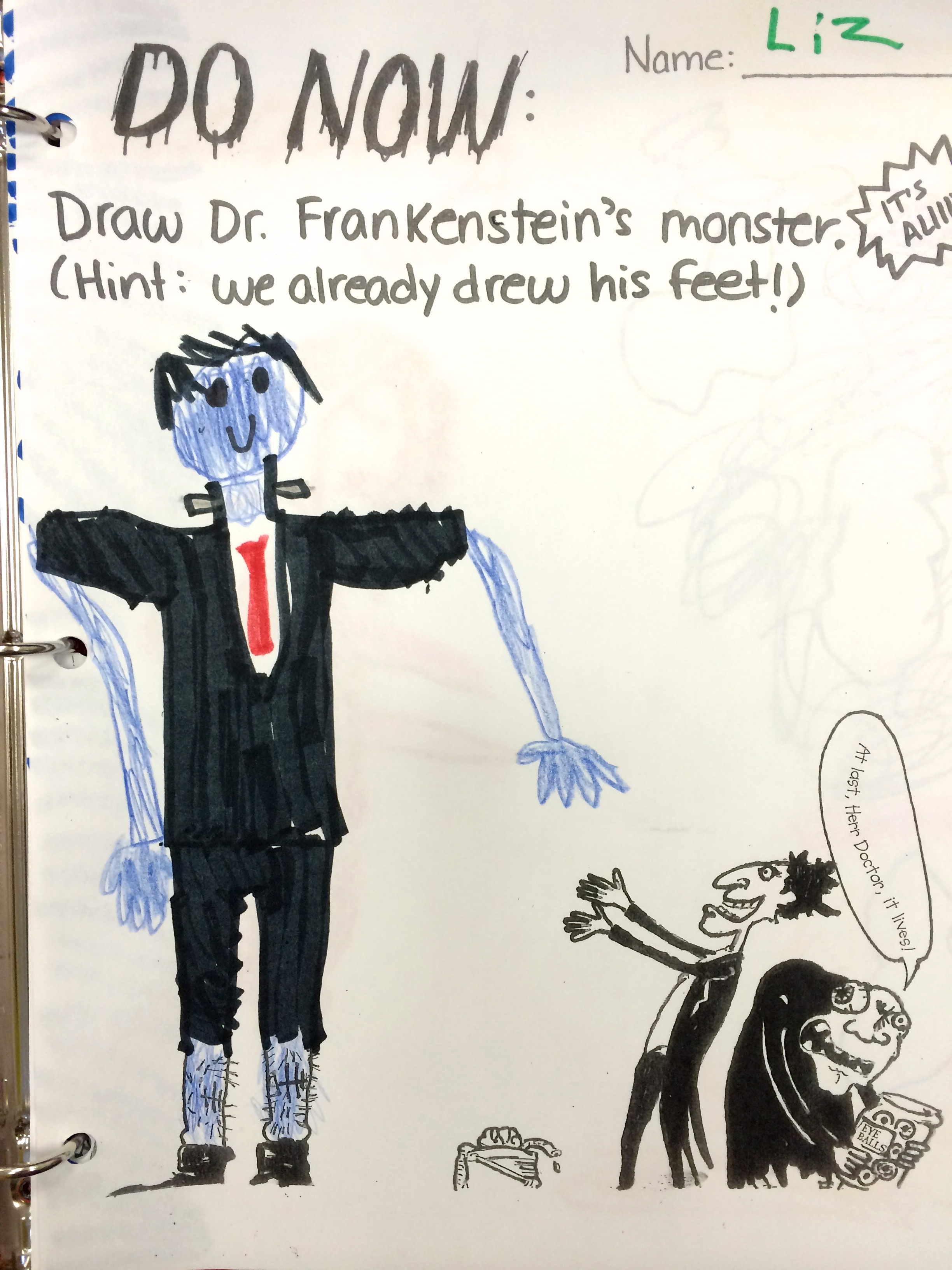 Do Now: Halloween Edition. (Grade 6)