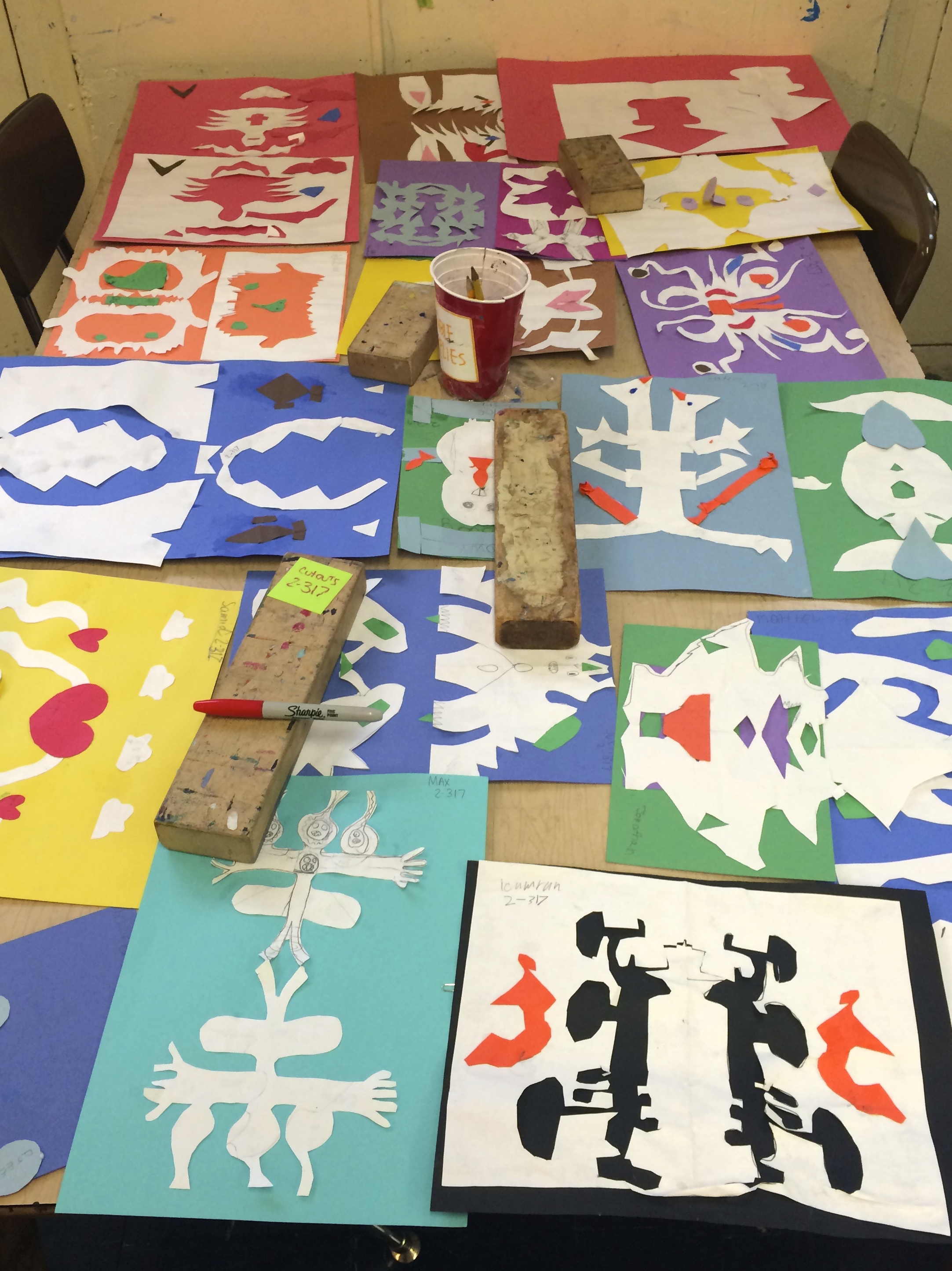 Symmetry Art/Cutouts (Grade 2)
